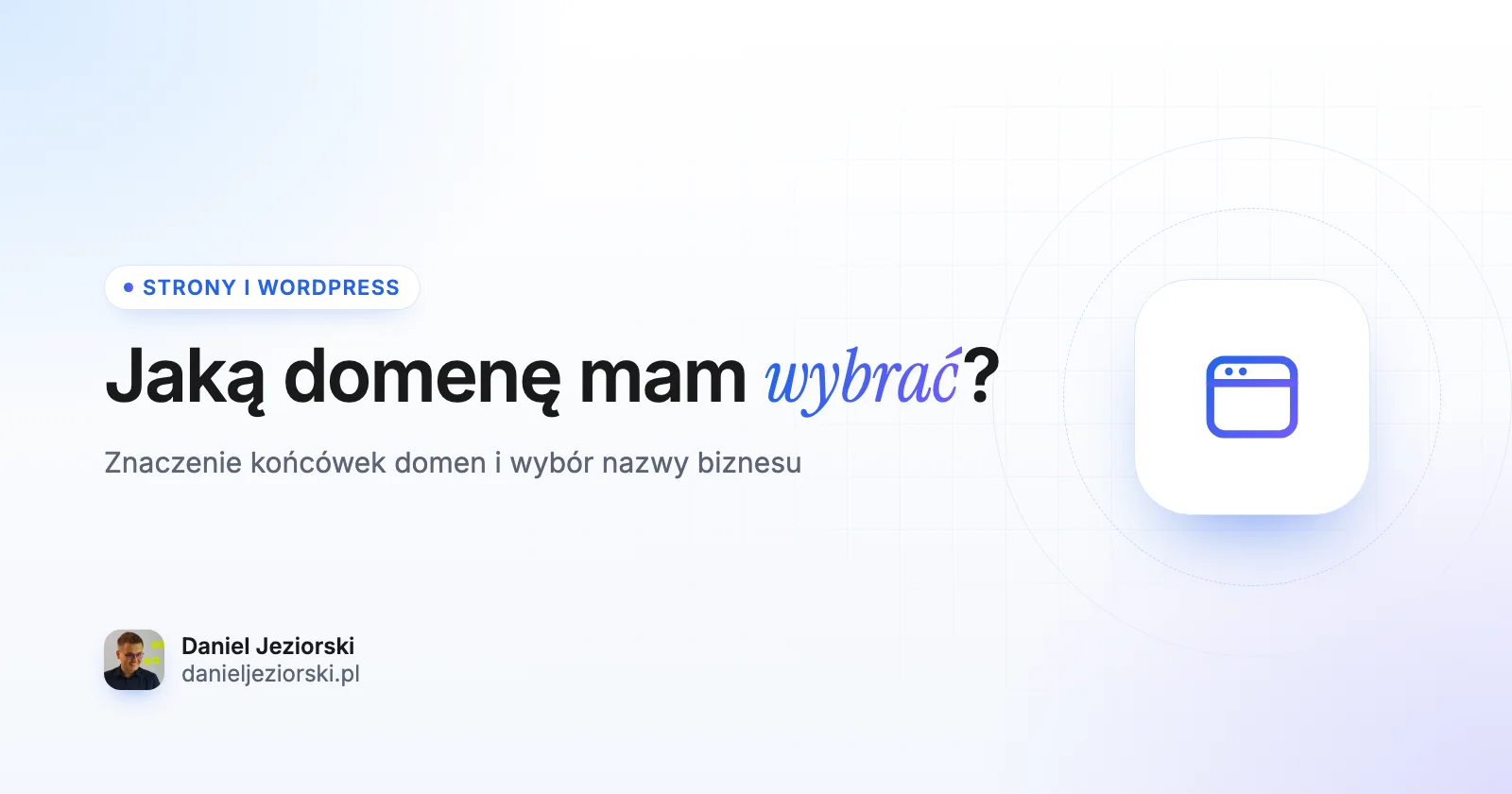 Jaką domenę wybrać? Domeny krajowe, .com i .eu dla eksperta i małej firmy